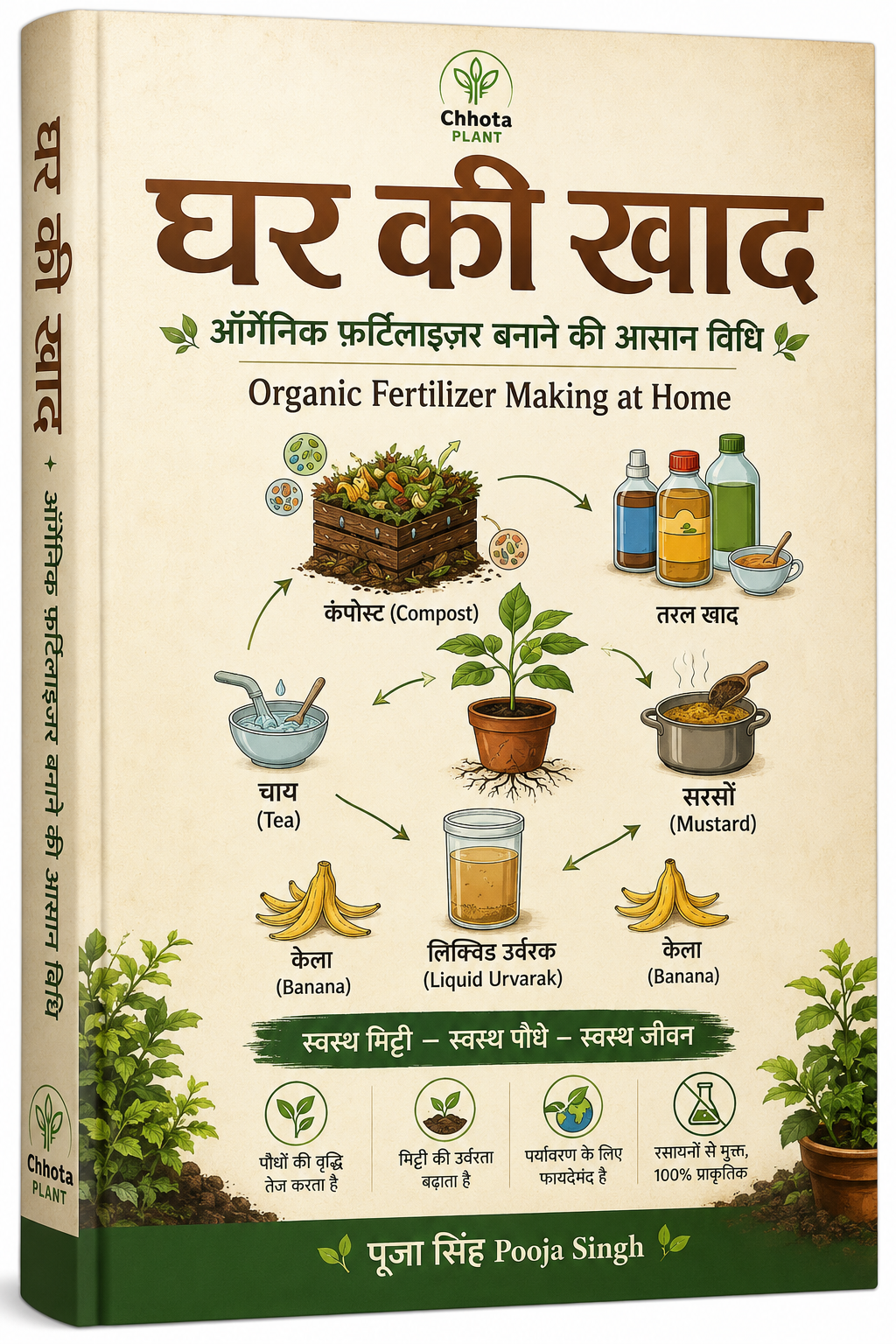 घर की खाद I Ghar Ki Khad eBook I ऑर्गेनिक फर्टिलाइजर बनाने की पूरी गाइड