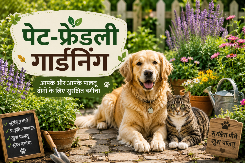 Pet Friendly Gardening in Hindi